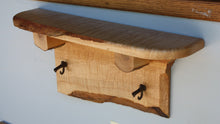 Load image into Gallery viewer, TR-103: 2-Tap Tiger Maple Tap Rack Shelf