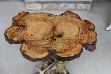 Load image into Gallery viewer, ET-10 Yellow Birch Pedestal End Table