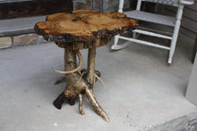 Load image into Gallery viewer, ET-10 Yellow Birch Pedestal End Table