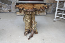 Load image into Gallery viewer, ET-15 Yellow Birch Pedestal End Table