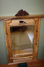 Load image into Gallery viewer, Rustic Beveled glass mirror M-1 - Long Lake Reflections