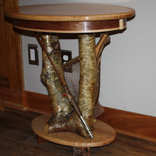 Load image into Gallery viewer, ET-16 Platform Pedestal Table "Gone Fishing"