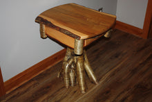Load image into Gallery viewer, ET-17: Rustic Burly Maple Yellow Birch Root Stump End Table