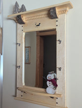 Load image into Gallery viewer, Rustic Adirondack Beveled Glass Mirror - Loon Lake Reflections