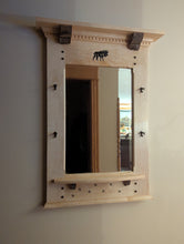 Load image into Gallery viewer, Rustic Beveled glass mirror M-1 - Long Lake Reflections