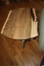 Load image into Gallery viewer, ET-04: Rustic Burly Maple Yellow Birch Stump/Root End Table