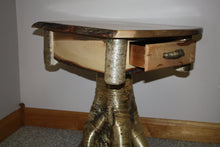 Load image into Gallery viewer, ET-02: Rustic Burly Maple Yellow Birch Root Stump End Table