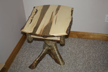 Load image into Gallery viewer, ET-01: Rustic Yellow Birch Root and Maple End Table