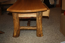 Load image into Gallery viewer, CT-005 Coffee Table, white oak, rustic log