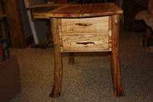 Load image into Gallery viewer, ET-SM Rustic Log Spalted Maple End Tables