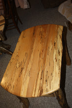Load image into Gallery viewer, ET-SM Rustic Log Spalted Maple End Tables