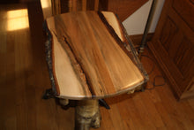 Load image into Gallery viewer, ET-05: Rustic Yellow Birch Stump/Root End Table