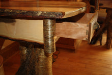 Load image into Gallery viewer, ET-05: Rustic Yellow Birch Stump/Root End Table