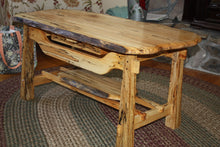 Load image into Gallery viewer, CT-008 Coffee Table - floating top - rustic spalted maple