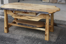 Load image into Gallery viewer, CT-009 Coffee Table - floating top, rustic spalted maple