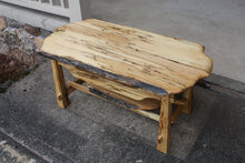 Load image into Gallery viewer, CT-009 Coffee Table - floating top, rustic spalted maple
