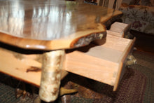 Load image into Gallery viewer, CT-007 Coffee Table -Yellow Birch Root/Stump and Antler