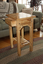Load image into Gallery viewer, ET-TFO: Timber-framed Spalted Maple End Tables (pair)