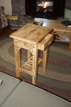 Load image into Gallery viewer, ET-TFO: Timber-framed Spalted Maple End Tables (pair)