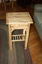 Load image into Gallery viewer, ET-TFO: Timber-framed Spalted Maple End Tables (pair)