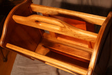 Load image into Gallery viewer, MR-011: Adirondack Magazine Rack (cherry), Deer Scene