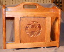Load image into Gallery viewer, MR-012 Adirondack Magazine Rack (cherry)- Wood Duck