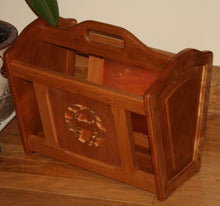 Load image into Gallery viewer, MR-012 Adirondack Magazine Rack (cherry)- Wood Duck