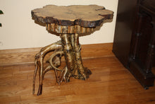 Load image into Gallery viewer, ET-09 Yellow Birch Pedestal End Table