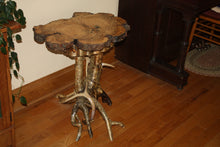 Load image into Gallery viewer, ET-10 Yellow Birch Pedestal End Table