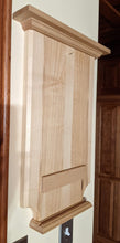 Load image into Gallery viewer, maple calendar holder side view with paper holder visible