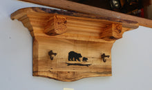 Load image into Gallery viewer, TR-095: 2-Tap Tiger Maple Tap Rack Shelf
