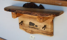 Load image into Gallery viewer, TR-095: 2-Tap Tiger Maple Tap Rack Shelf
