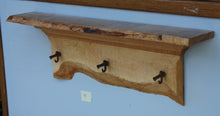 Load image into Gallery viewer, TR-098: 3 Tap Tiger Maple Tap Rack Shelf
