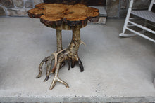 Load image into Gallery viewer, ET-010 Yellow Birch Pedestal End Table
