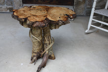 Load image into Gallery viewer, ET-015 Yellow Birch Pedestal End Table
