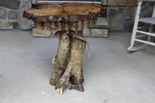 Load image into Gallery viewer, ET-015 Yellow Birch Pedestal End Table
