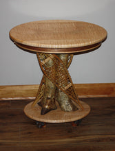 Load image into Gallery viewer, ET-18: Platform Pedestal Table &quot;Winter Walk&quot;

