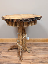 Load image into Gallery viewer, ET - 019 Yellow Birch Pedestal End Table
