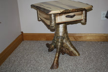 Load image into Gallery viewer, ET-001: Rustic Yellow Birch Root and Maple End Table
