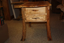Load image into Gallery viewer, ET-SM Rustic Log Spalted Maple End Tables
