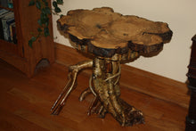 Load image into Gallery viewer, ET-009 Yellow Birch Pedestal End Table
