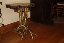 Load image into Gallery viewer, ET-010 Yellow Birch Pedestal End Table
