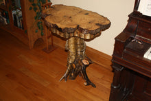 Load image into Gallery viewer, ET-011 Yellow Birch Pedestal End Table
