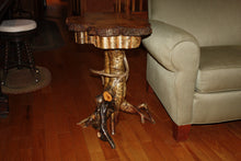 Load image into Gallery viewer, ET-011 Yellow Birch Pedestal End Table
